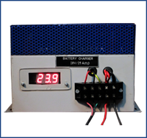 High Frequency Battery Charger Base Model With Ammeter